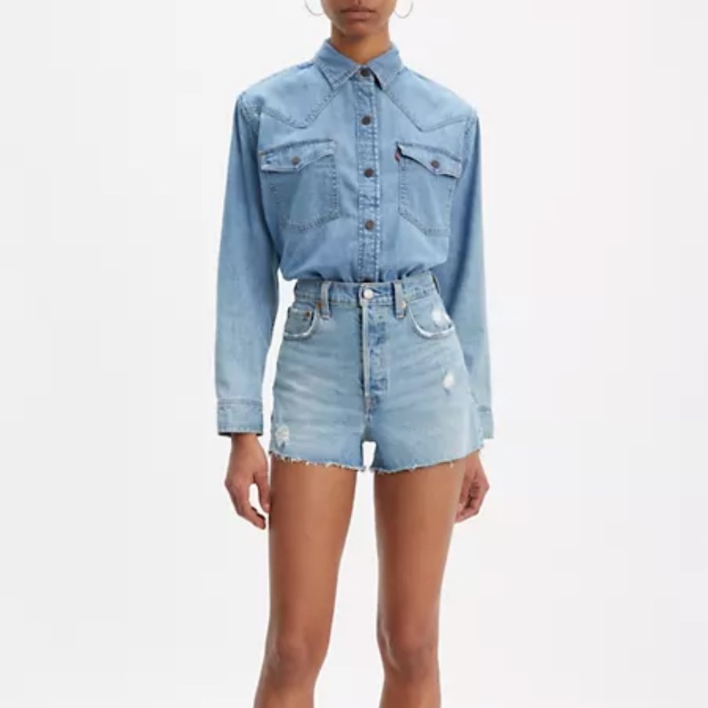 Levi’s ribcage shorts